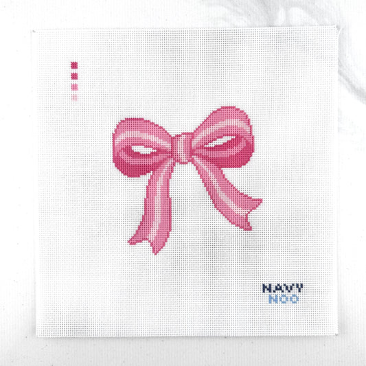 Pink Bow Canvas