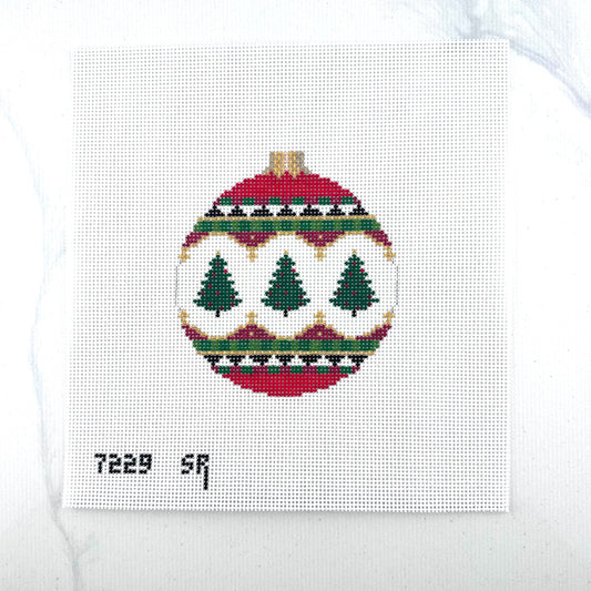 Trees Round Ornament